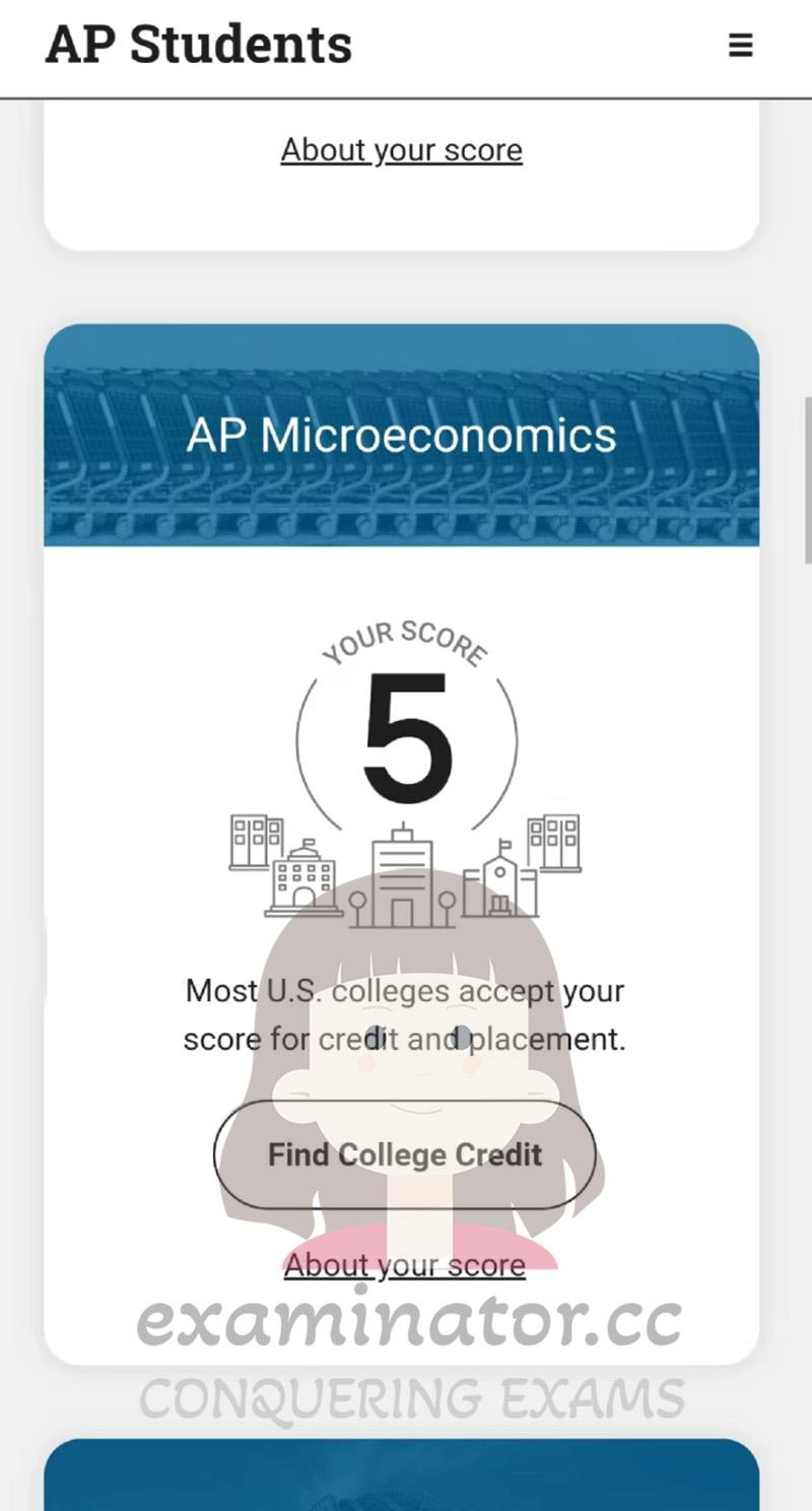 score image for Advanced Placement Cheating success story #637