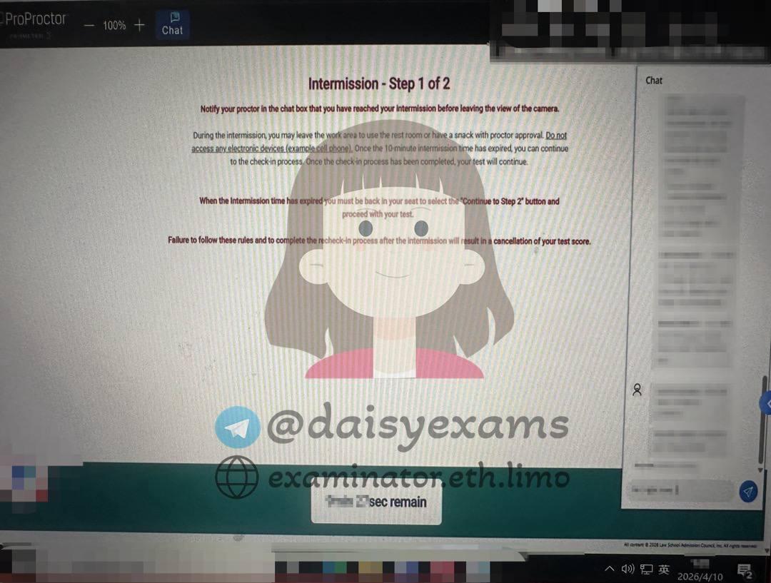 score image for LSAT Cheating success story #740