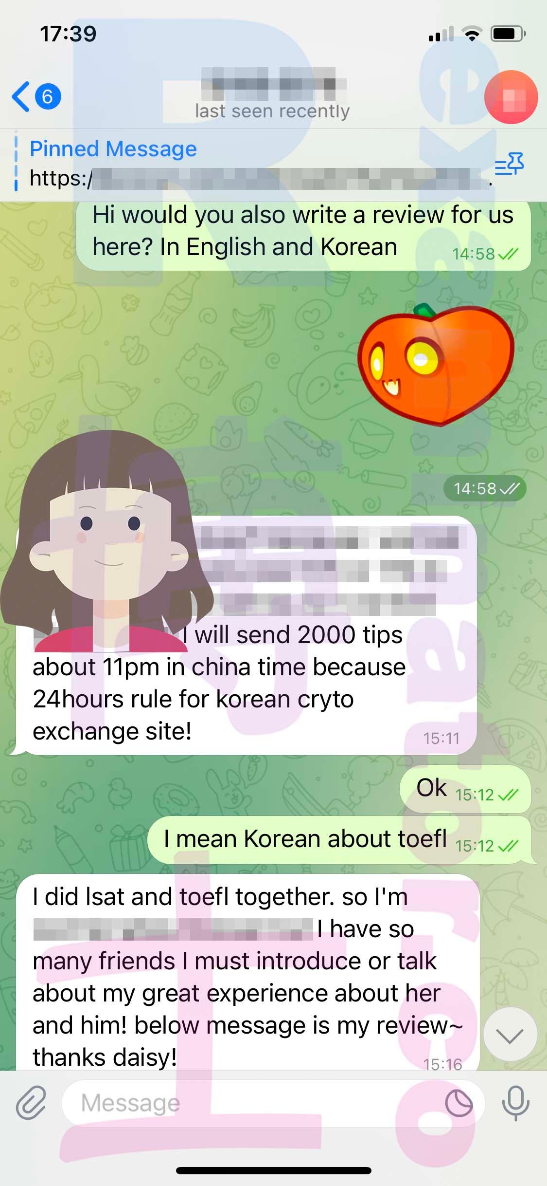 score image for TOEFL Cheating success story #469