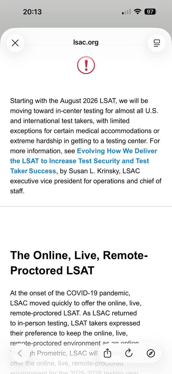 score image for LSAT Cheating success story #720