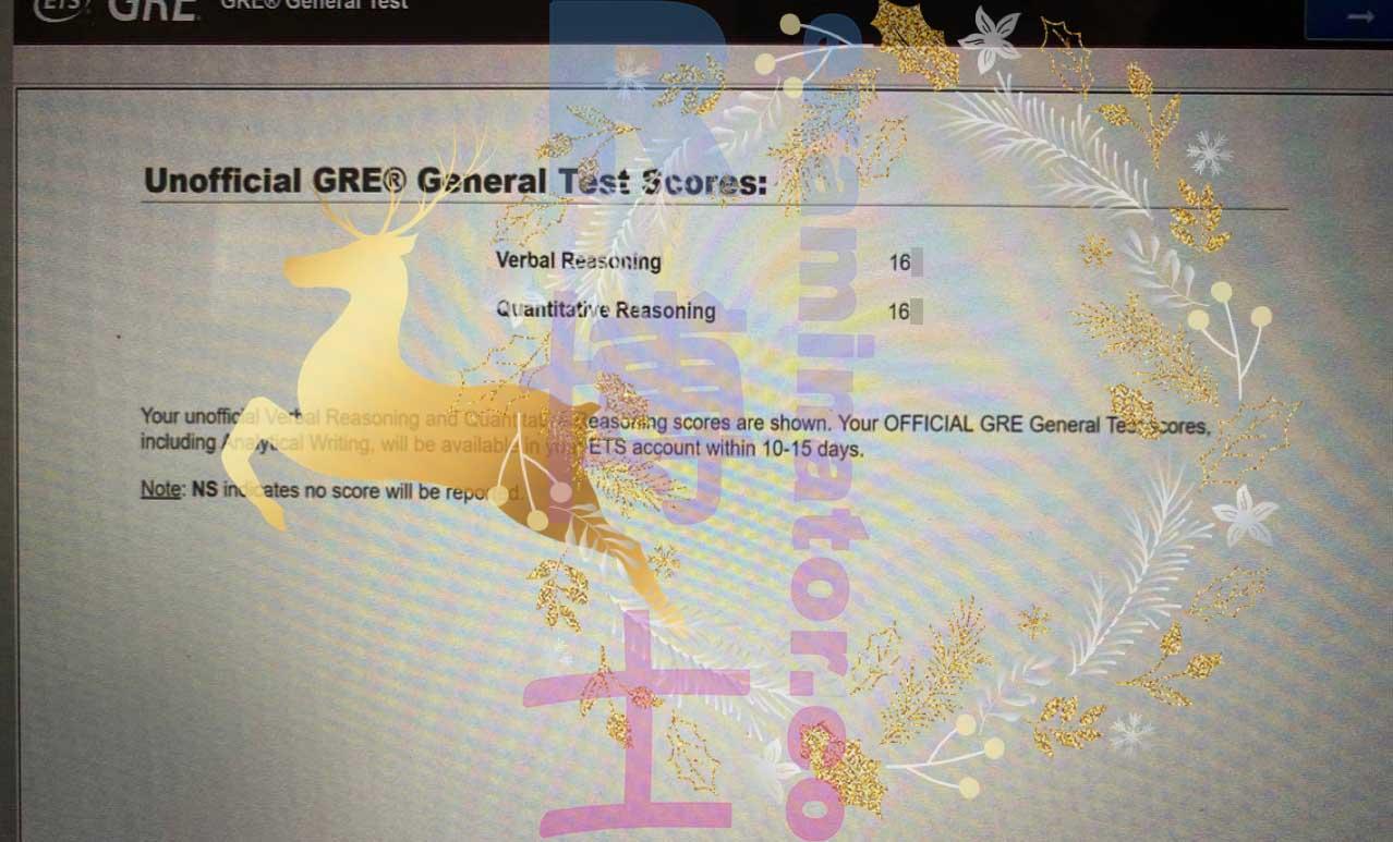 score image for GRE Cheating success story #430