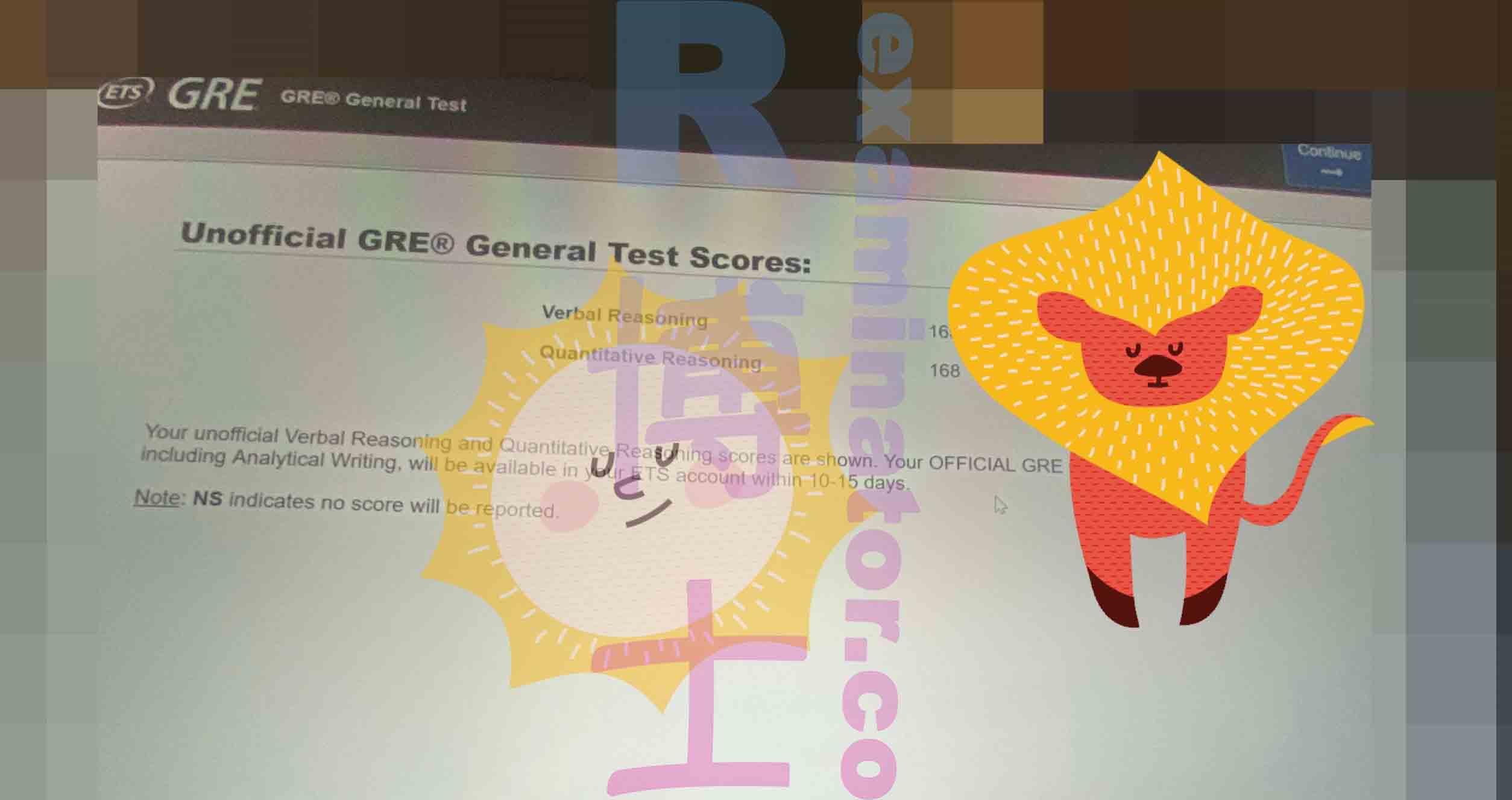 score image for GRE Cheating success story #200