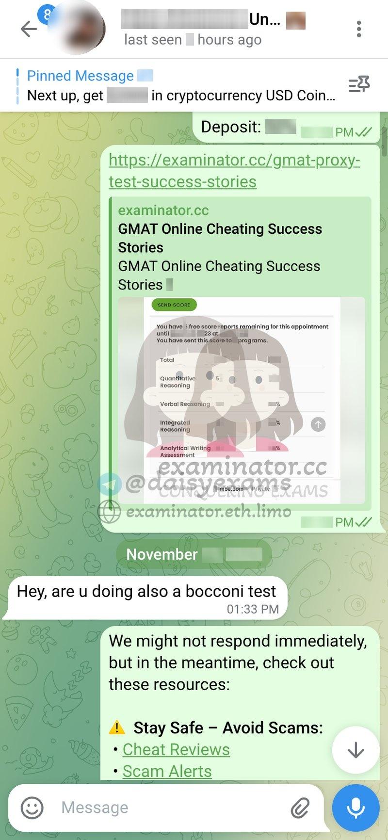 score image for Cheating success story #722