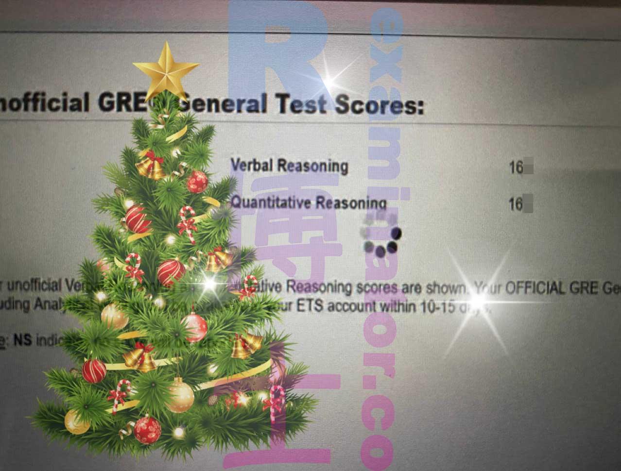 score image for GRE Cheating success story #436