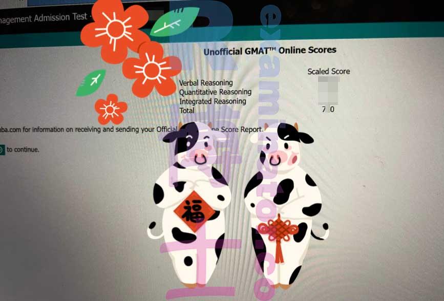 score image for GMAT Cheating success story #451