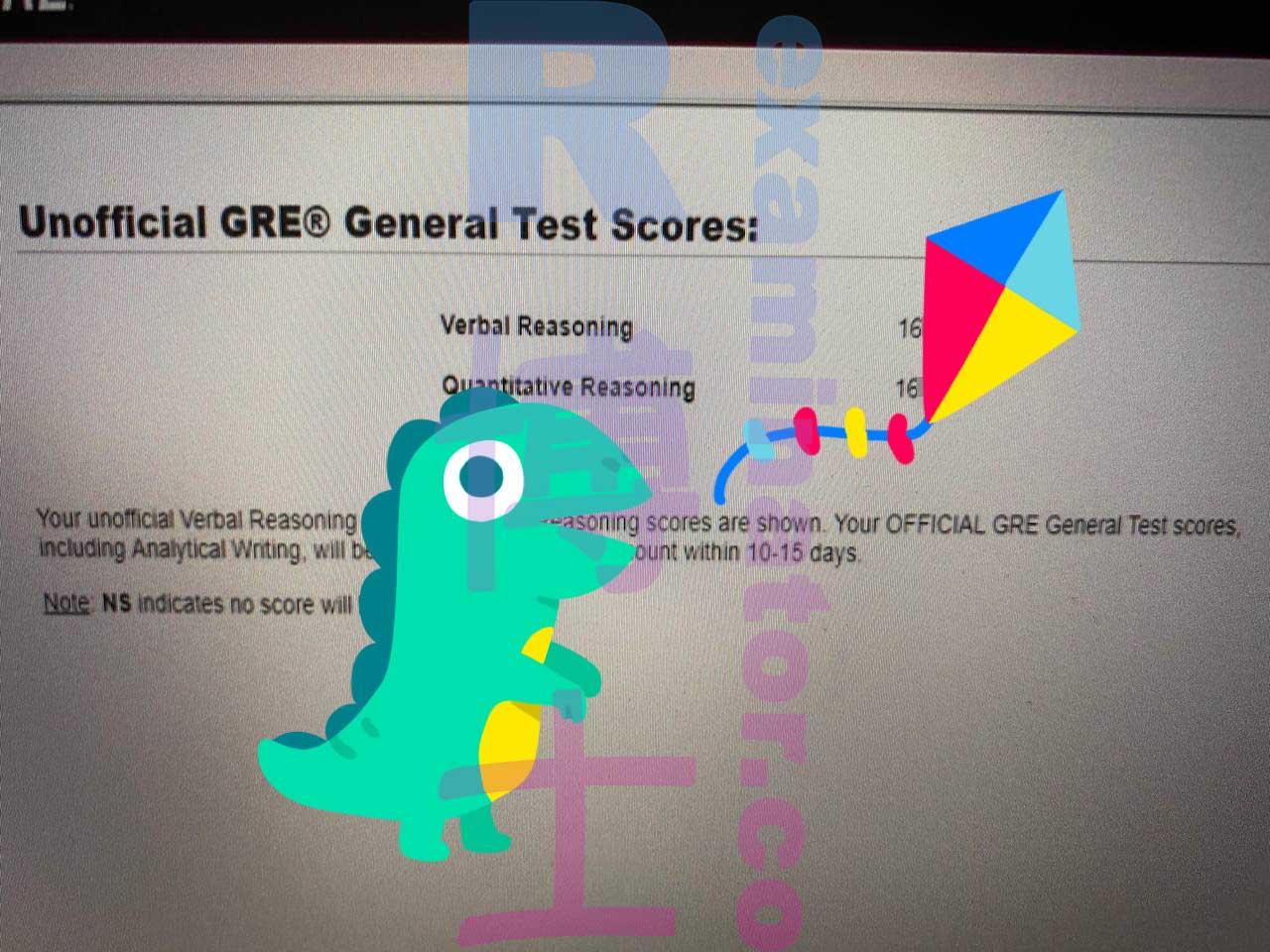 score image for GRE Cheating success story #433