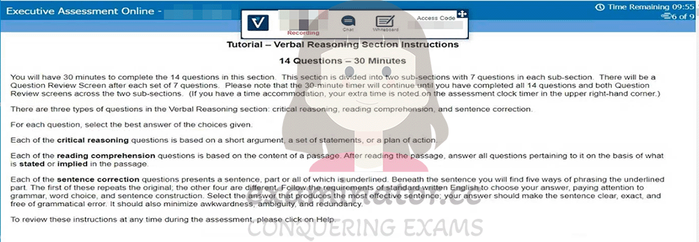 Bypass OnVUE and Cheat on Executive Assessment:  Tutorial - Verbal Reasoning