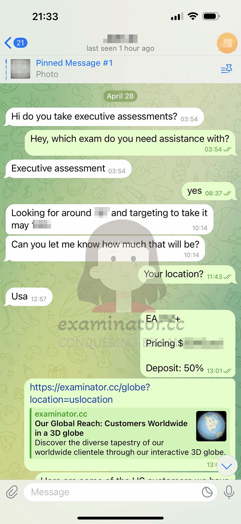 An Expecting Father Hired Us to Take the Executive Assessment(EA)
