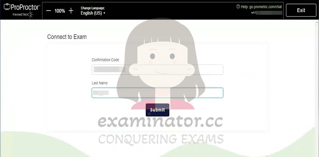 LSAT Cheating Log In with Confirmation Number and Surname