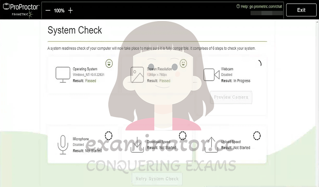 LSAT Cheating Perform System Check