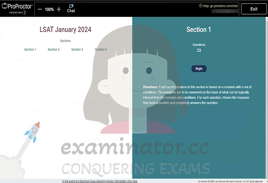 LSAT Cheating Complete All Four Sections